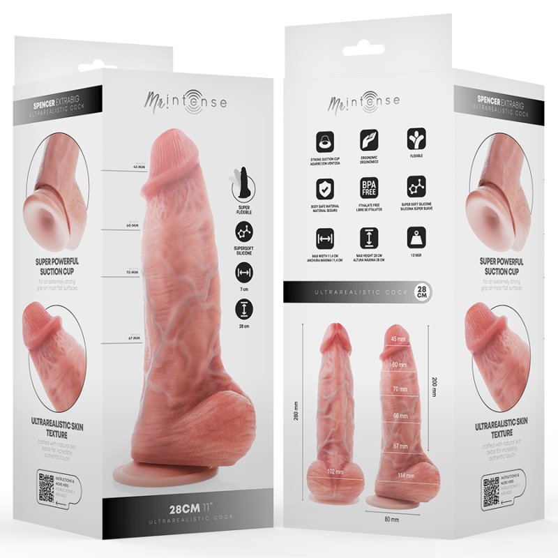 Mr Intense ExtraBig Spencer Dildo Silicona - Intense - Dildos o Consoladores (8)