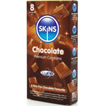Preservativos Látex Chocolate 8 uds - Skins - Preservativos