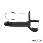 Magnor Dildo con Anillo Doble y Estimulador de Testículos - Intoyou - Anillo vibrador para el pene (con y sin vibración) (2)