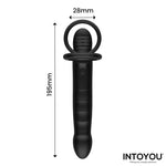 Magnor Dildo con Anillo Doble y Estimulador de Testículos - Intoyou - Anillo vibrador para el pene (con y sin vibración) (7)