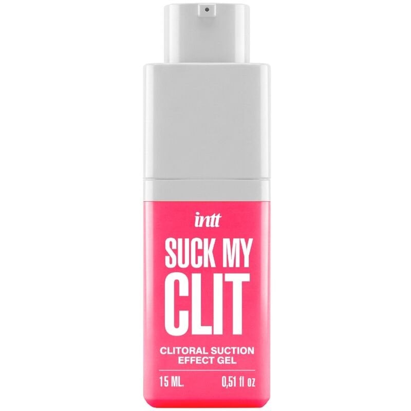 Suck My Clit Gel con Efecto Succión Fresa 15 ml - Intt - Estimulantes sexuales