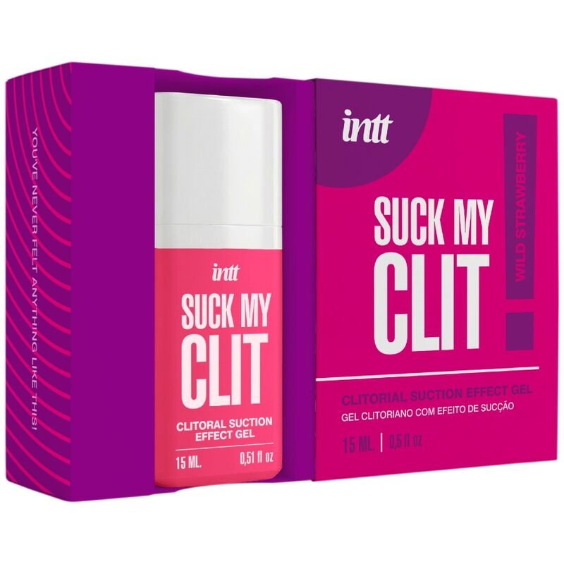 Suck My Clit Gel con Efecto Succión Fresa 15 ml - Intt - Estimulantes sexuales (3)