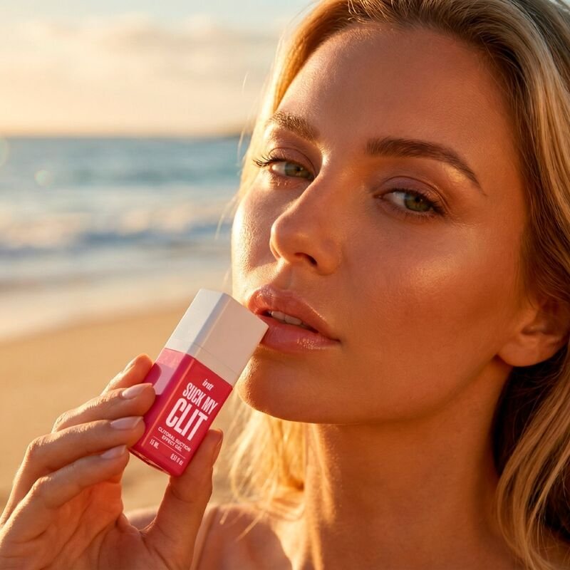 Suck My Clit Gel con Efecto Succión Fresa 15 ml - Intt - Estimulantes sexuales (5)