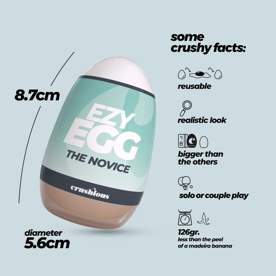 Huevo Masturbador Ezy Egg The Novice - Crushious - Masturbadores masculinos (5)