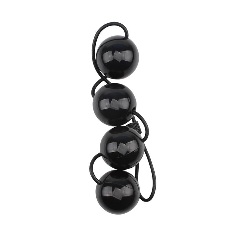 Bolas Vaginales y Anales 60 x 5 cm Negro - Chisa - Bolas anales o cuentas (Anal Beads) (3)
