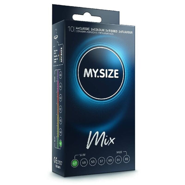 Mix Preservativos Talla 47 Surtido 10 uds - MySize - Preservativos