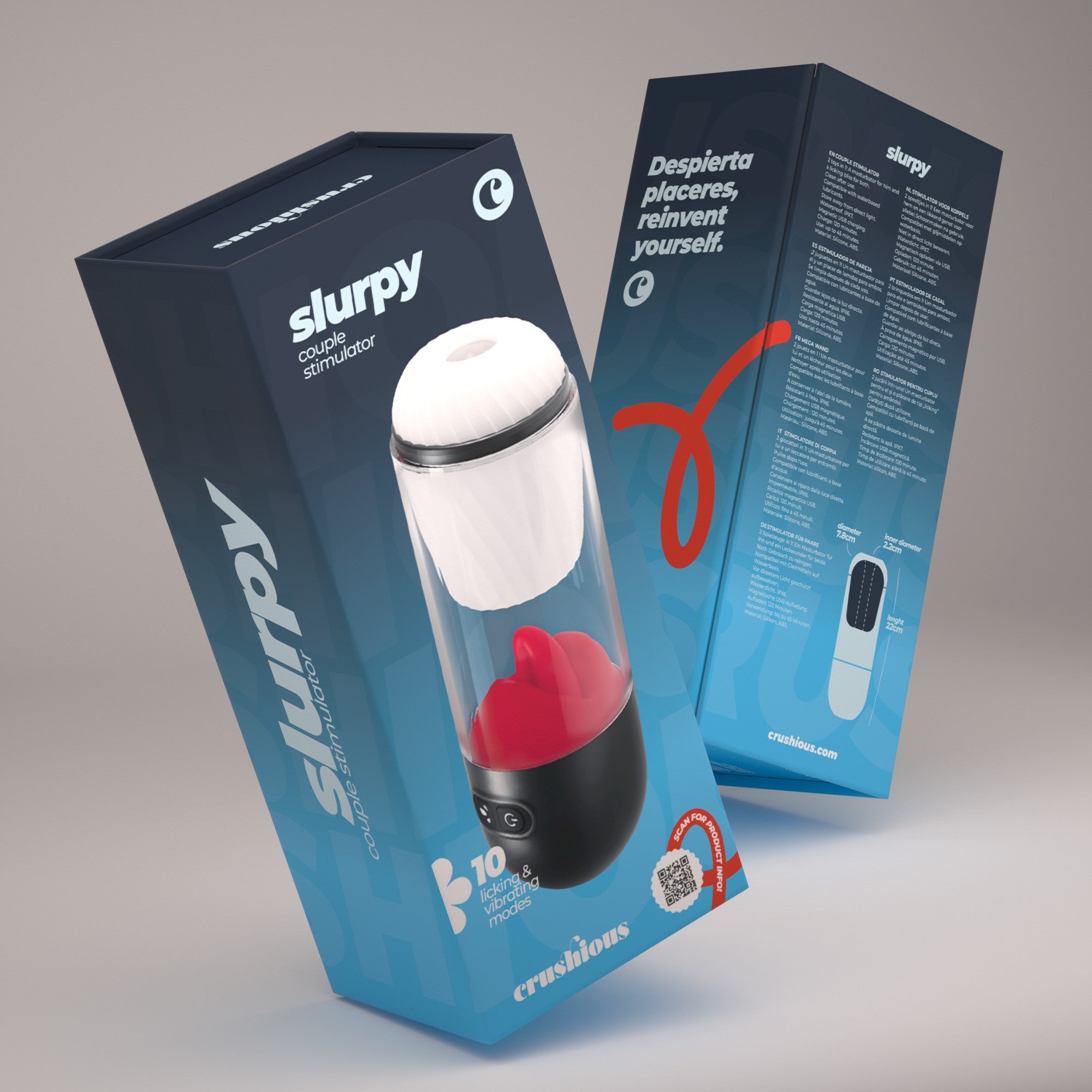 Slurpy Masturbador 2 en 1 - Crushious - Masturbadores masculinos (5)