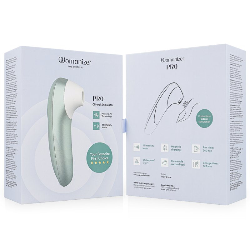 Pro Vibrant Estimulador Clítoris Verde - Womanizer - Vibradores (7)