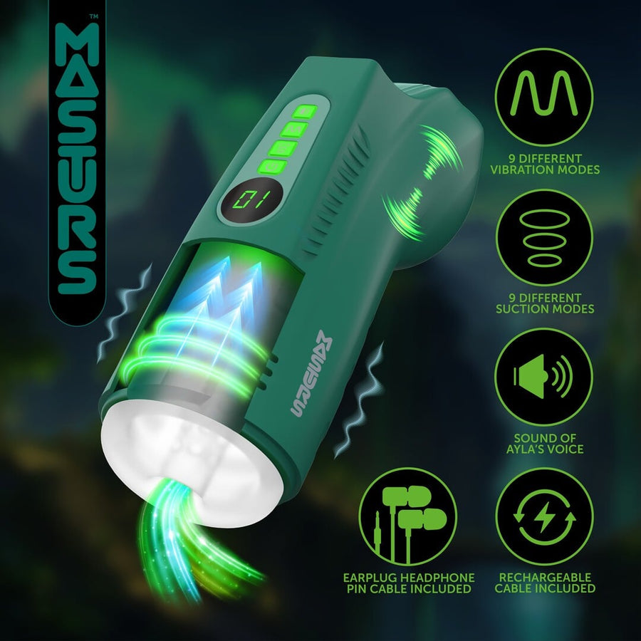 Masturbador Automático Ayla Forest Warrior - MASTURS - Masturbadores masculinos (8)