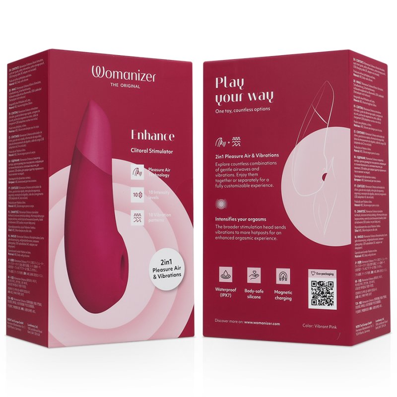 Enhance Succionador de Clítoris con Vibración - Womanizer - Vibradores (7)