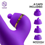 Siter 2 Vibrador Multifunción con Lengua Flapping y Cabezales Intercambiables - Intoyou - Vibradores (2)