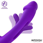 Siter 2 Vibrador Multifunción con Lengua Flapping y Cabezales Intercambiables - Intoyou - Vibradores (3)