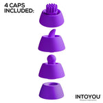 Siter 2 Vibrador Multifunción con Lengua Flapping y Cabezales Intercambiables - Intoyou - Vibradores (5)