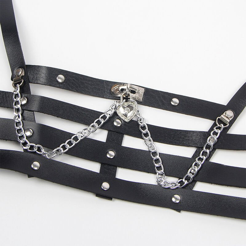 Arnés Corset con Cadenas - Subblime - Lencería erotica (4)