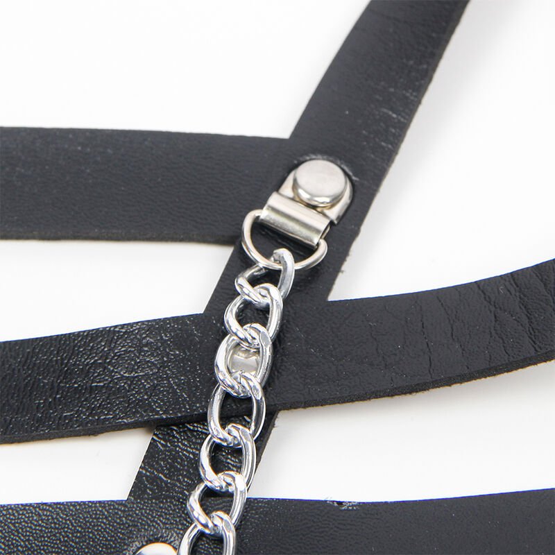 Arnés Corset con Cadenas - Subblime - Lencería erotica (5)