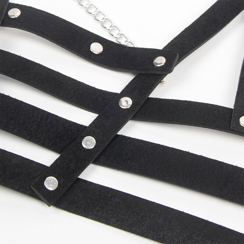 Arnés Corset con Cadenas - Subblime - Lencería erotica (6)