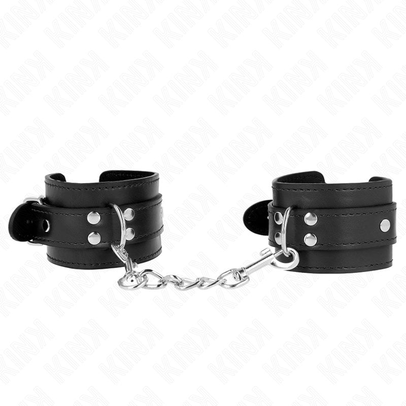 Esposas Muñequeras Ajustables Negras - Kink - Esposas para BDSM (2)