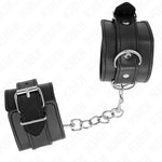 Esposas Muñequeras Ajustables Negras - Kink - Esposas para BDSM (3)