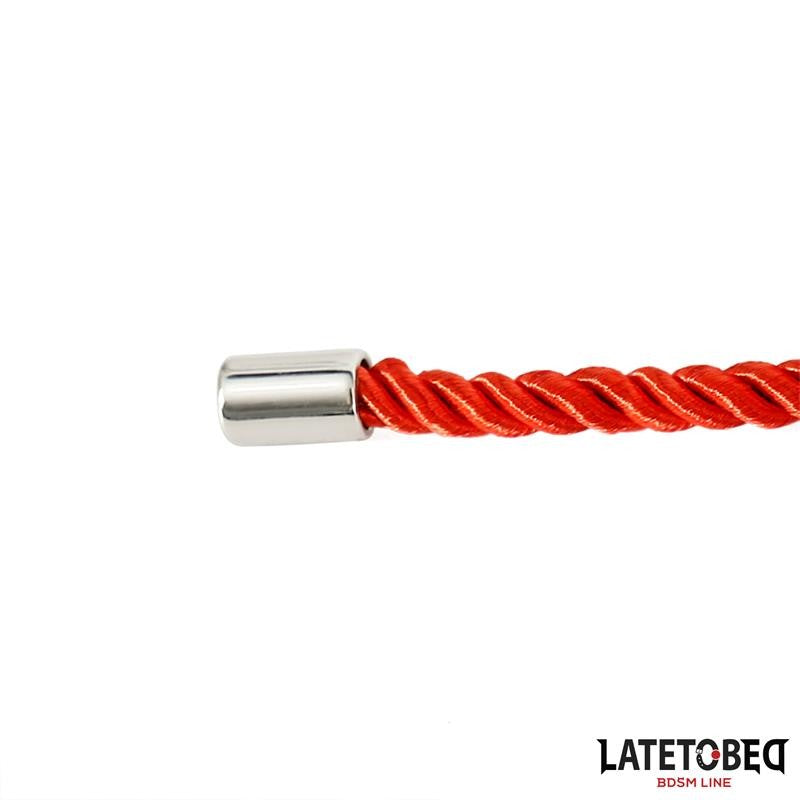 Cuerda de Bondage Roja 10m - Latetobed - Esposas para BDSM (3)