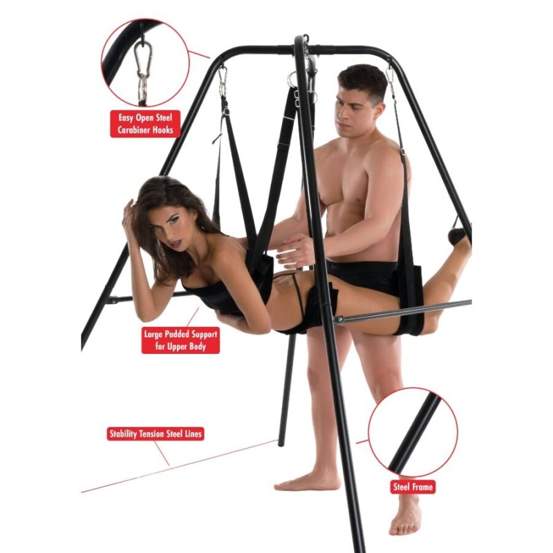 Extreme Lovers Columpio Sexual con Soporte - Hidden Desire - Columpios sexuales y arneses eróticos (4)
