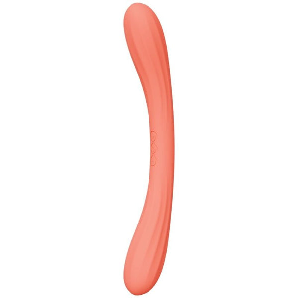 Boomerang Vibrador Doble Coral