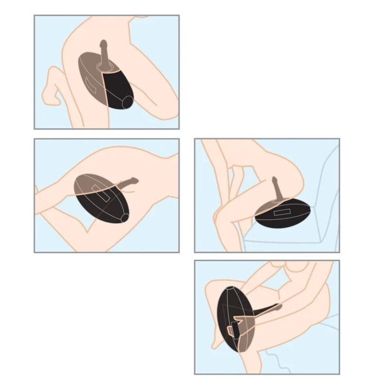 Cojín Hinchable Body Dock con Dildo Negro - FetishFantasy - Sofas y cojines (4)