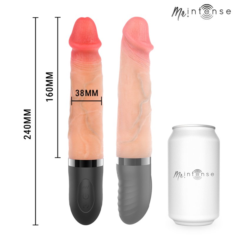 Vibrador Realista Jean Up&Down 24 cm - Intense - Vibradores (4)