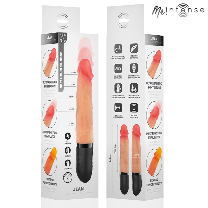 Vibrador Realista Jean Up&Down 24 cm - Intense - Vibradores (6)