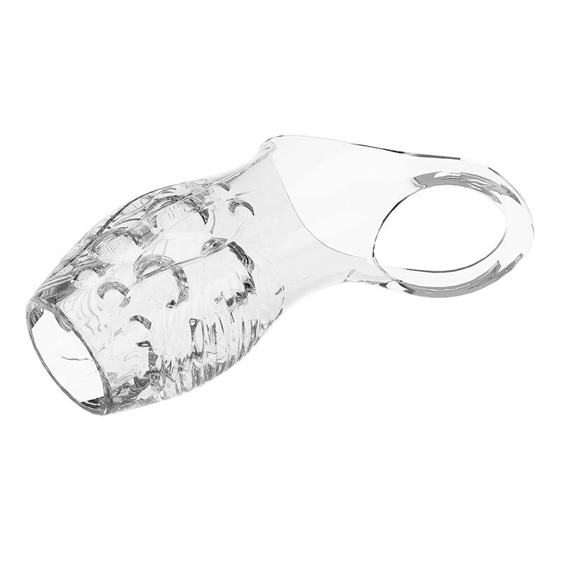 Funda Engrosadora Pene Geraldine Transparente - PrettyLove - Fundas para el pene (3)
