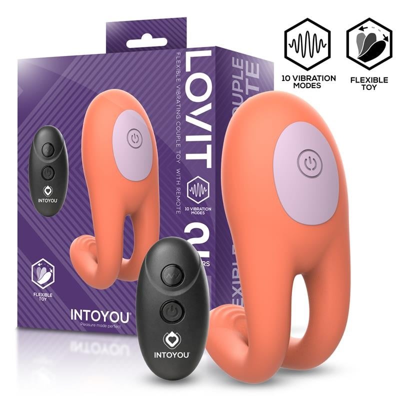 Lovit Vibrador de Pareja Flexible con Control Remote - Intoyou - Vibradores