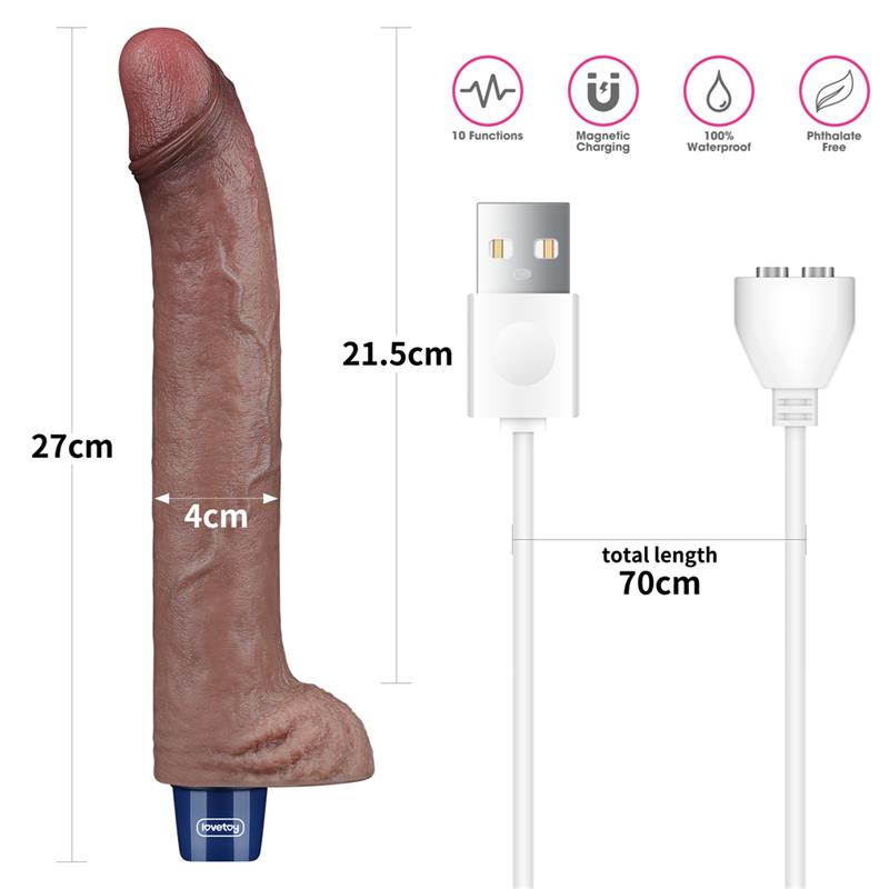 Vibrador Realista 27,5 cm
