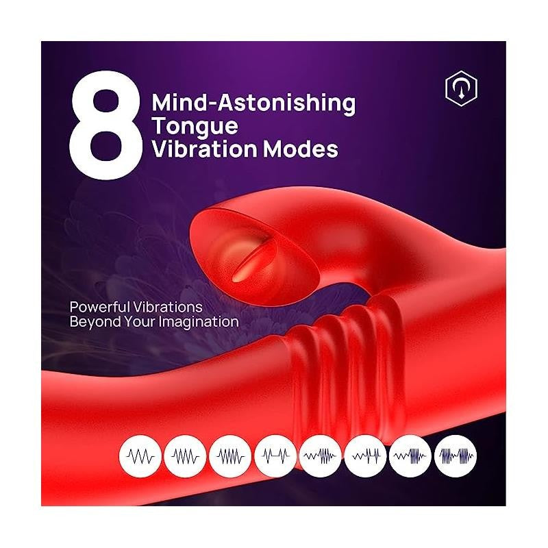 Vibrador Velvet con Thrusting y Pulsación 12