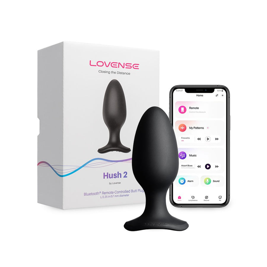 Vibrador Anal Hush 2 Talla L - Lovense - Plugs anales