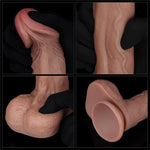 Dildo Realista Dual Layer 22.5 cm - Lovetoy - Dildos o Consoladores (9)