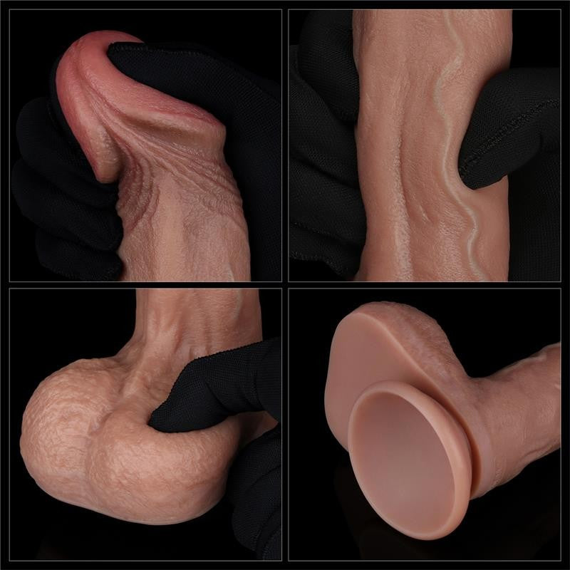 Dildo Realista Dual Layer 22.5 cm - Lovetoy - Dildos o Consoladores (9)