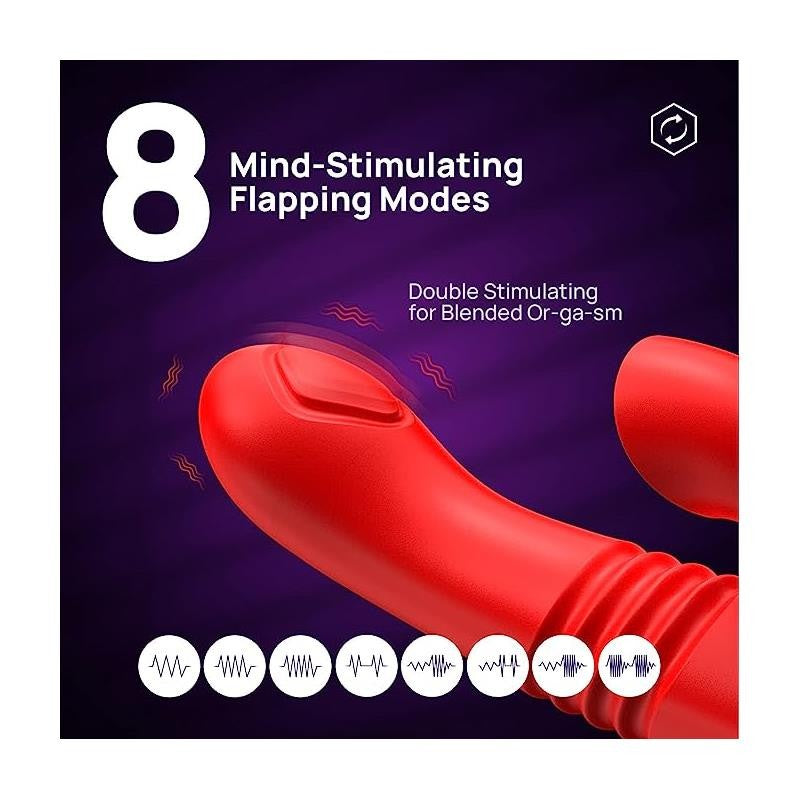 Vibrador Velvet con Thrusting y Pulsación 13