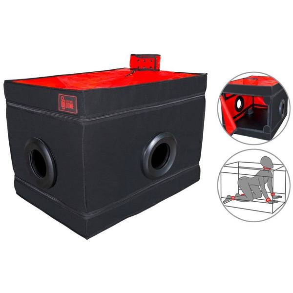 Kink Club La Niche Cabina Negro y Rojo - Secret Dome - Sofas y cojines