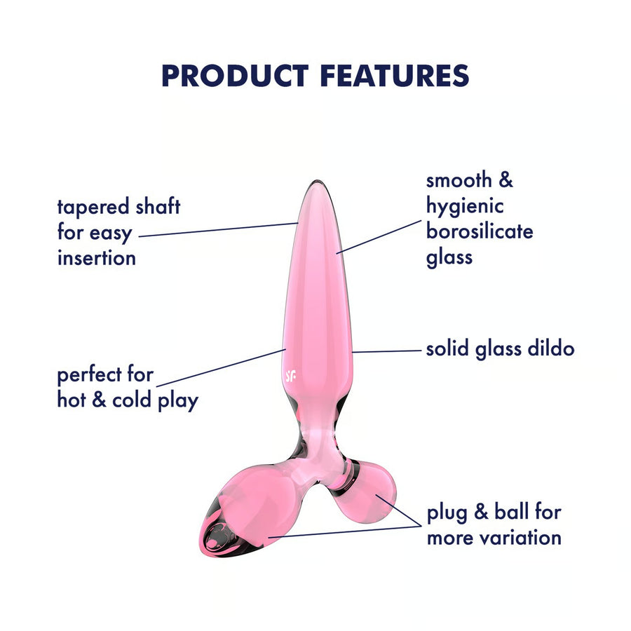 Triple Crystal 2 Dildo de Cristal - Satisfyer - Plugs anales (6)