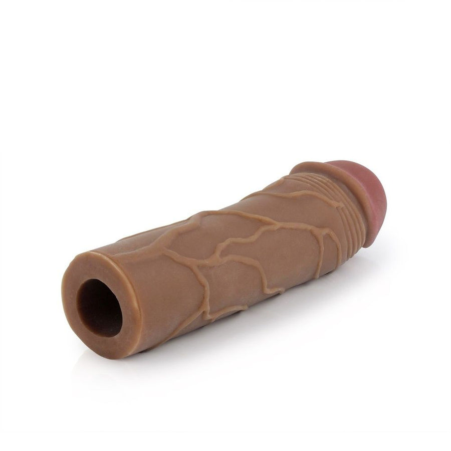 Mega 2 Extension Brown - Pipedream - Fundas para el pene (6)