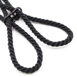 Esposas negro algodon 100% - Darkness - Esposas para BDSM (2)