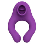 Sinqy Anillo Vibrador con Succionador de Clítoris 0