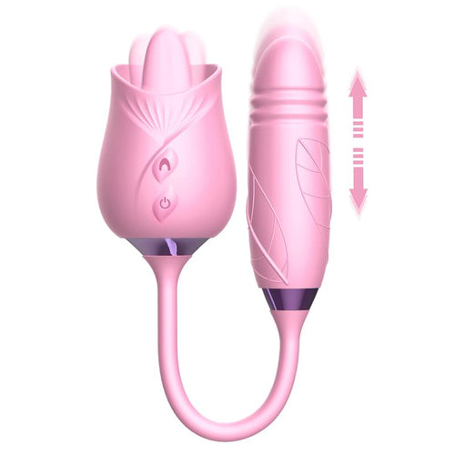 Lengua Estimuladora Clítoris + Huevo con Thrusting