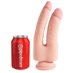 Dildo Doble Triple Densidad 24 cm Natural 2