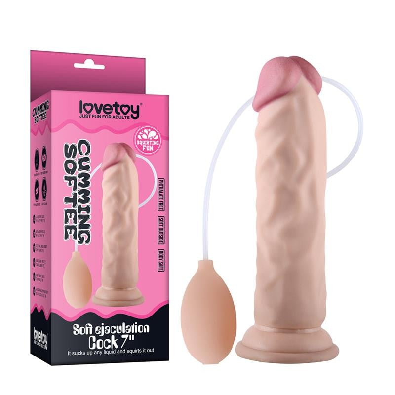 Dildo Squirting 8.5 Natural - Lovetoy - Dildos o Consoladores (3)