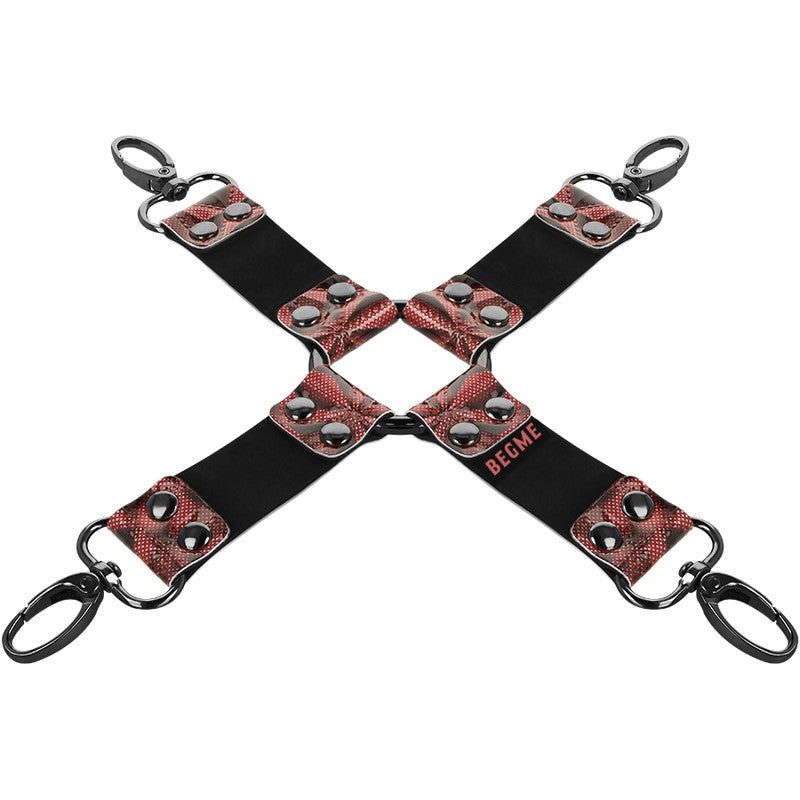 BegMe Hog Tie Rojo - BegMe - Esposas para BDSM (3)