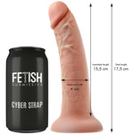 Cyber Strap Arnés con Dildo Vibrador Talla S - FetishSubmissive - Arneses con pene o dildo Strap-On (3)