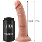 Cyber Strap Arnés con Dildo Vibrador Talla M - FetishSubmissive - Arneses con pene o dildo Strap-On (3)
