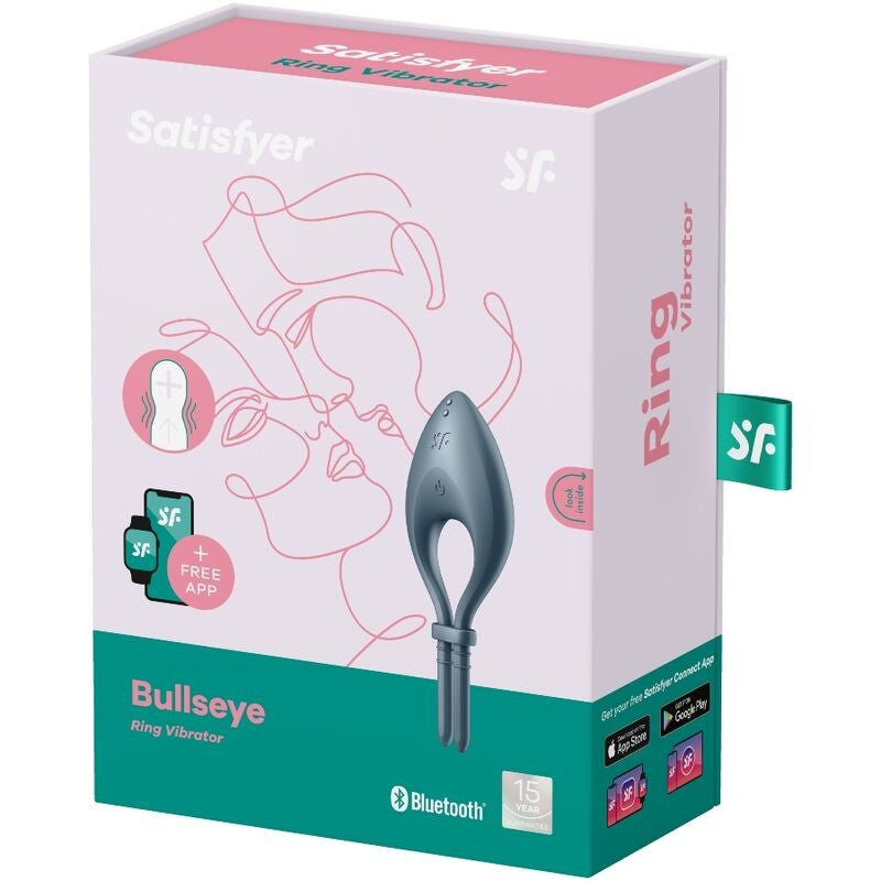 Anillo Vibrador Bullseye con App - Satisfyer - Anillo vibrador para el pene (con y sin vibración) (3)