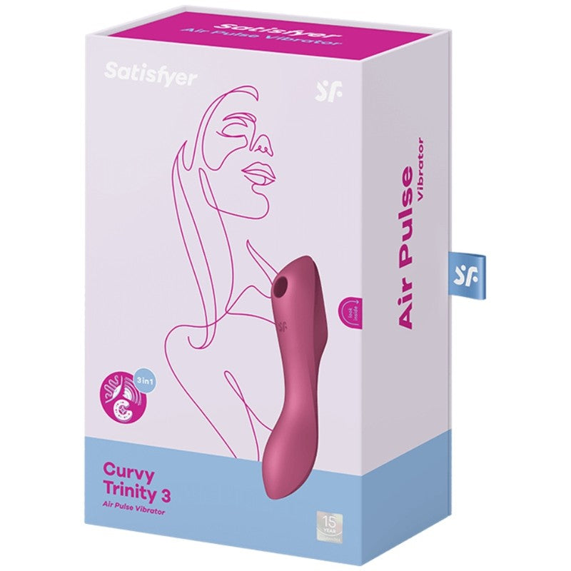 Curvy Trinity 3 Rojo - Satisfyer - Vibradores (3)