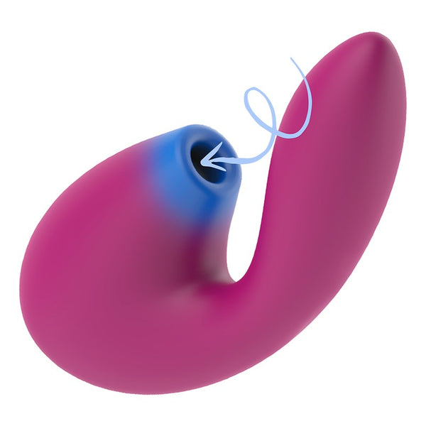 Vibrador con estimulador de clítoris Pulso